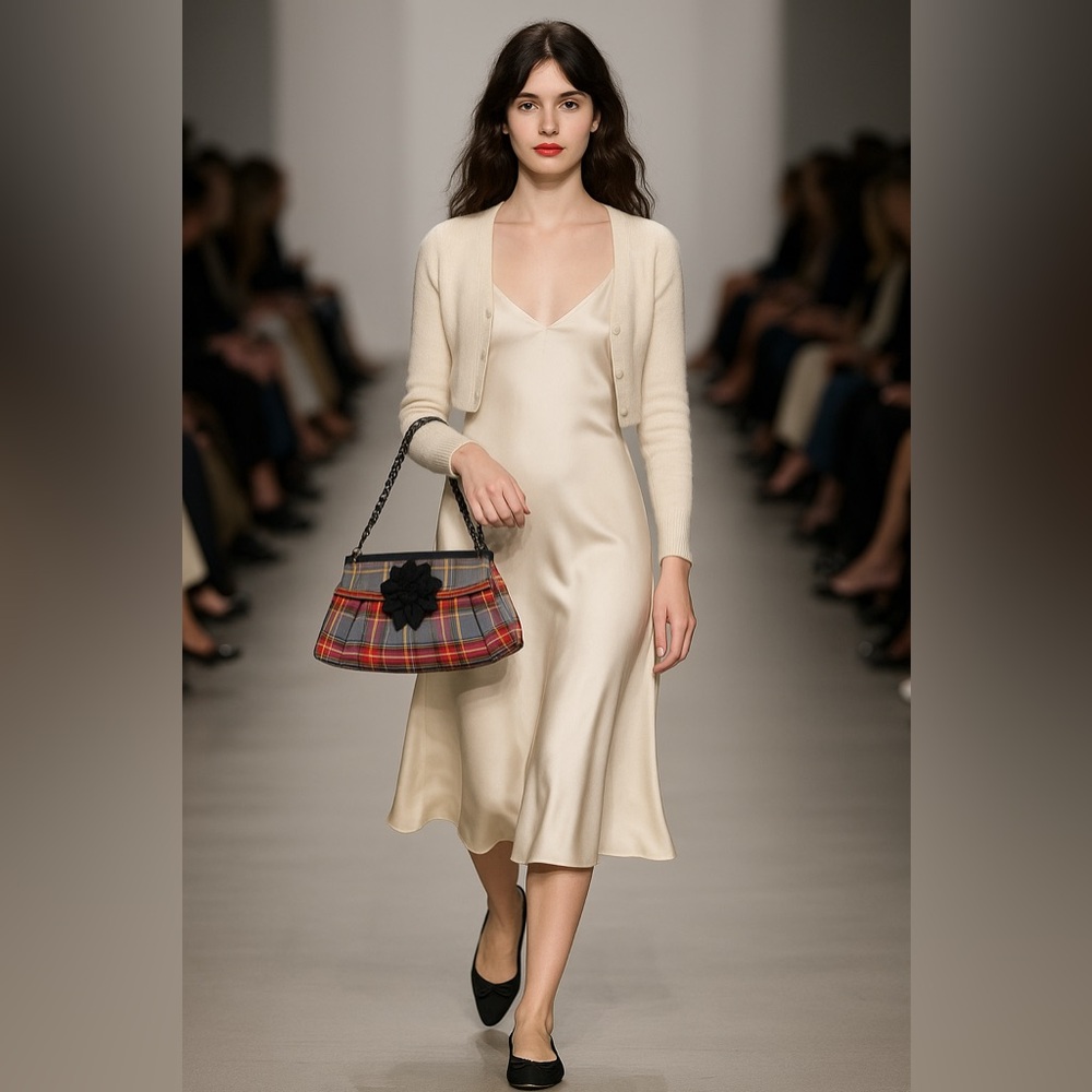 Clutch - Inge Christopher — A Runway-Inspired Blend of Edge and Parisian Plaid